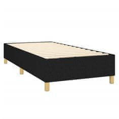 Petromila vidaXL Boxspring posteľ s matracom čierna 100x200 cm látka