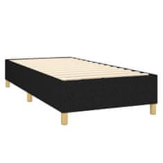 Petromila vidaXL Boxspring posteľ s matracom čierna 100x200 cm látka