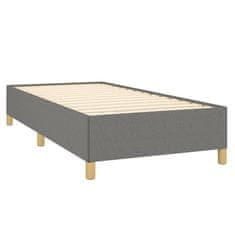 Petromila vidaXL Boxspring posteľ s matracom tmavosivá 90x190 cm látka