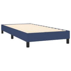 shumee Boxspring posteľ s matracom modrá 100x200 cm látka