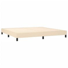 Petromila vidaXL Boxspring posteľ s matracom krémová 200x200 cm látka