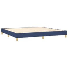 Petromila vidaXL Boxspring posteľ s matracom modrá 200x200 cm látka