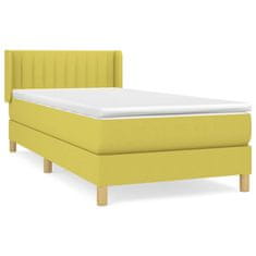 Petromila vidaXL Boxspring posteľ s matracom zelená 100x200 cm látka