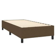 Petromila vidaXL Boxspring posteľ s matracom tmavohnedá 90x190 cm látka