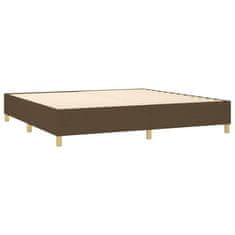 Petromila vidaXL Boxspring posteľ s matracom tmavohnedá 200x200 cm látka