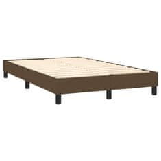 Petromila vidaXL Boxspring posteľ s matracom tmavohnedá 120x200 cm látka