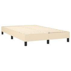 shumee Boxspring posteľ s matracom krémový 120x200 cm látka