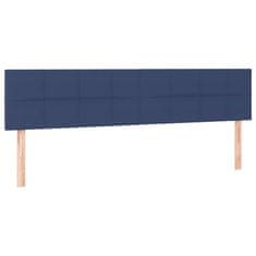 Petromila vidaXL Boxspring posteľ s matracom modrá 120x190 cm látka