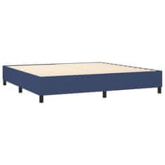 Petromila vidaXL Boxspring posteľ s matracom modrá 200x200 cm látka