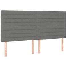 Petromila vidaXL Boxspring posteľ s matracom tmavosivá 160x200 cm látka