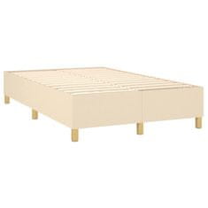 Petromila vidaXL Boxspring posteľ s matracom krémový 120x200 cm látka