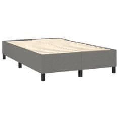 Petromila vidaXL Boxspring posteľ s matracom tmavosivý 120x200 cm látka