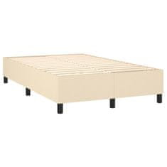 Petromila vidaXL Boxspring posteľ s matracom krémový 140x190 cm látka