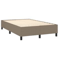 Petromila vidaXL Boxspring posteľ s matracom sivohnedý 120x200 cm látka