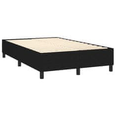 shumee Boxspring posteľ s matracom čierny 120x200 cm látka