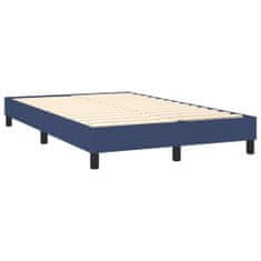 shumee Boxspring posteľ s matracom modrá 120x200 cm látka