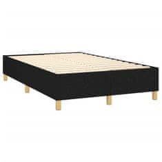 Petromila vidaXL Boxspring posteľ s matracom čierny 120x200 cm látka