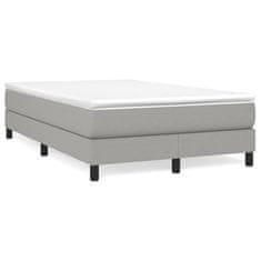 Petromila vidaXL Boxspring posteľ s matracom bledosivá 120x190 cm látka