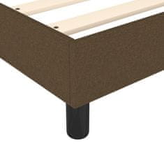 Petromila vidaXL Boxspring posteľ s matracom tmavohnedá 140x200 cm látka