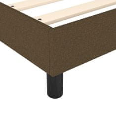 Petromila vidaXL Boxspring posteľ s matracom tmavohnedá 200x200 cm látka