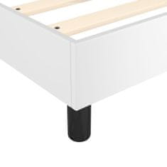 shumee Boxspring posteľ s matracom biela 100x200 cm umelá koža