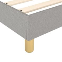 Petromila vidaXL Boxspring posteľ s matracom bledosivý 100x200 cm látka