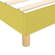 Vidaxl Posteľný rám na boxspring zelený 80x200 cm látka