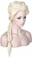 Korbi Elsa Frozen parochňa, blond vlasy, vrkoče W32