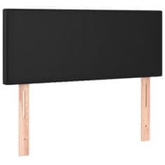 Petromila vidaXL Boxspring posteľ s matracom a LED, čierna 120x190cm, umelá koža