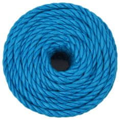 Vidaxl Pracovné lano modré 24 mm 100 m polypropylén
