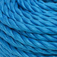 Vidaxl Pracovné lano modré 24 mm 100 m polypropylén