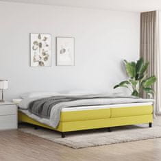 Petromila vidaXL Boxspring posteľ s matracom zelená 200x200 cm látka