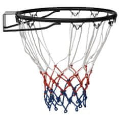 Vidaxl Basketbalový kôš čierny 39 cm oceľ