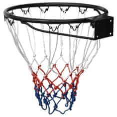 Vidaxl Basketbalový kôš čierny 39 cm oceľ