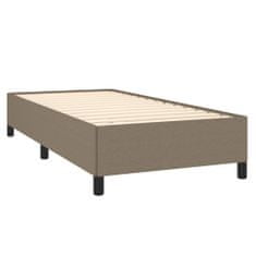 Petromila vidaXL Boxspring posteľ s matracom sivohnedý 100x200 cm látka