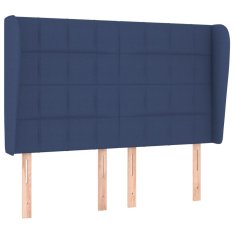 Petromila vidaXL Boxspring posteľ s matracom modrý 140x190 cm látka