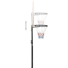 shumee Basketbalový stojan biely 216-250 cm polyetén