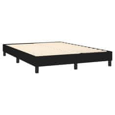 Petromila vidaXL Boxspring posteľ s matracom čierny 140x190 cm látka