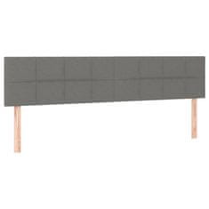 Petromila vidaXL Boxspring posteľ s matracom, tmavosivá 120x190 cm, látka