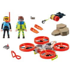 Playmobil Záchranný dron , Zachranári, 44 dielikov, 70143