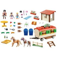 Playmobil Kemp s maringotkou , 149 dielikov, 70510