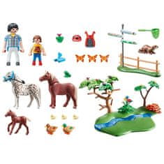 Playmobil Jazda na poníkovi , Jazdecký dvor, 55 dielikov, 70512