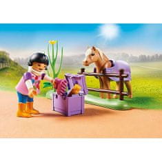 Playmobil Islandský poník , Jazdecký dvor, 26 dielikov, 70514