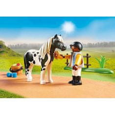 Playmobil Poník Lewitzer , Jazdecký dvor, 22 dielikov