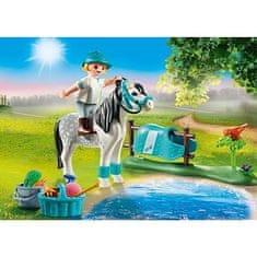 Playmobil Poník a jazdkyňa Playmobl, Jazdecký dvor, 23 dielikov