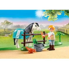 Playmobil Poník a jazdkyňa Playmobl, Jazdecký dvor, 23 dielikov