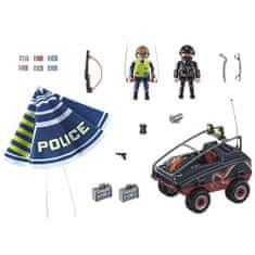 Playmobil Policajný padák , Polícia, 50 dielikov