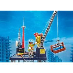 Playmobil Stavenisko s navijakom , Stavba, 59 dielikov, 70816