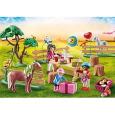 Playmobil Narodeninová oslava na farme , Jazdecký dvor, 81 dielkov