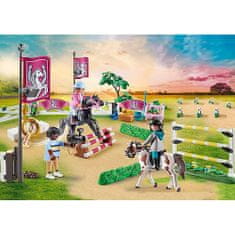 Playmobil Jazdecké preteky , Jazdecký dvor, 188 dielikov, 70996